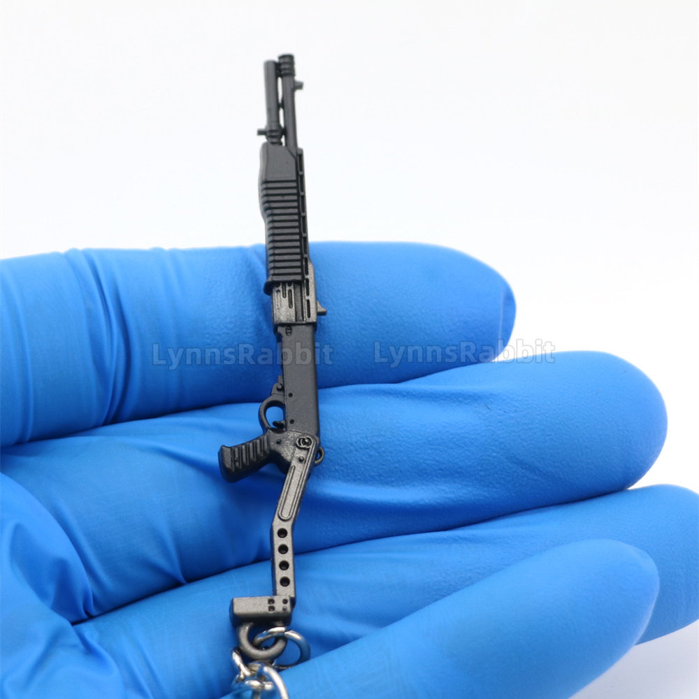 8 CM SPAS-12 霰弹枪枪托版娃娃手办道具模型钥匙扣包包金属挂件,淘宝优惠券,粉丝福利购,淘宝优惠卷