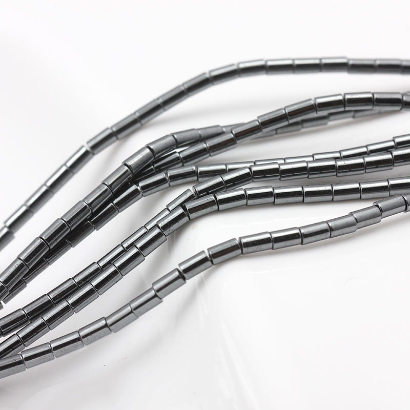 金色银色黑色小圆管子管珠手链项链散珠配珠串珠小隔珠diy配件 - 图1