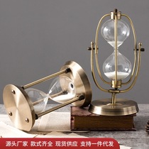 Retro Creative Computer Desk Time Hourglass Timer Pendulum Electric Arena Mens Clothing Store Shelf Personality Adornment