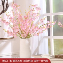 Modern minimalist ceramic floral Xuanguan TV cabinet Creative Soft Decorations Restaurant Desktop Little Fresher Flower Art Pendulum