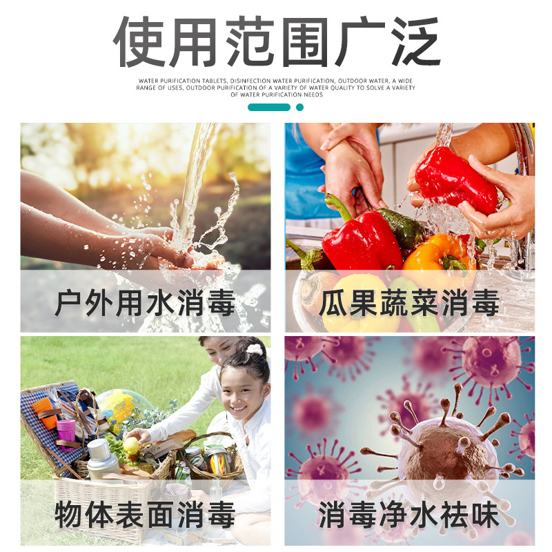 净水片饮用水户外净化水质杀菌消毒过滤器泡腾片野外生存储备用品 - 图1