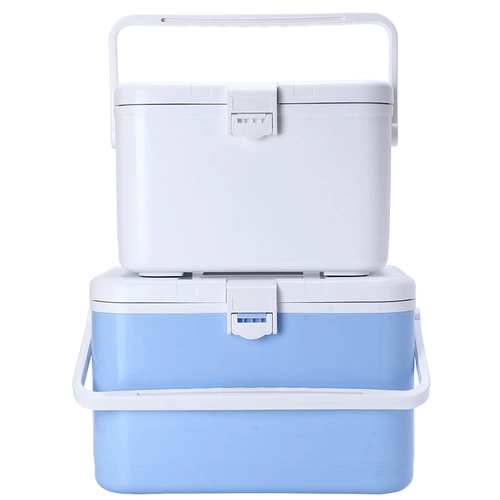 Мини маленькая рыболовная коробка много -функциональная легкая коробка для приманки с приманкой с кислородом с кислородом насос небольшая рыбацкая охлажденная изоляционная коробка