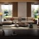 Leather Sofa Modern Light Luxury Home Chaise Sofa
