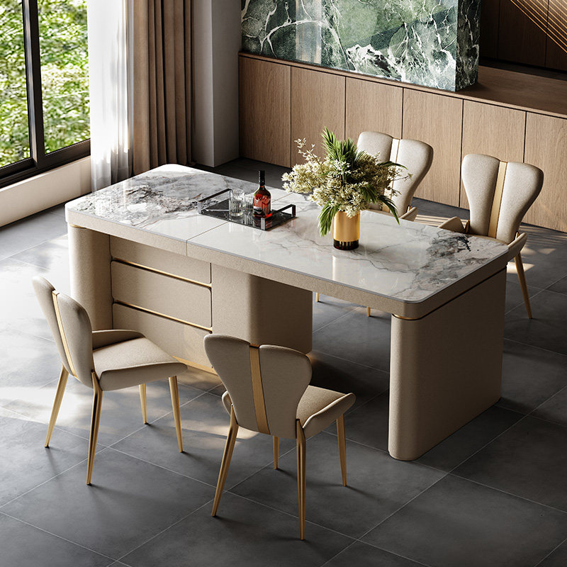 Mobeier 伸缩岛台餐桌一体电动升降齐平岛台小户型高级感家用吧台,淘宝优惠券,粉丝福利购,淘宝优惠卷