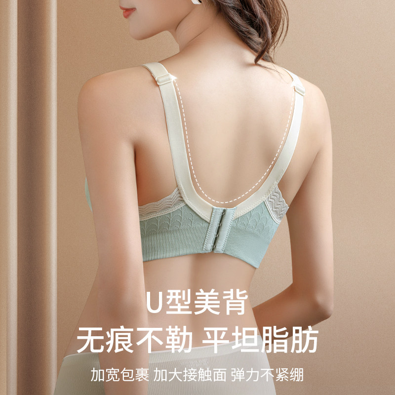 哺乳聚拢防下垂喂奶文胸睡觉可穿 示朵哺乳文胸