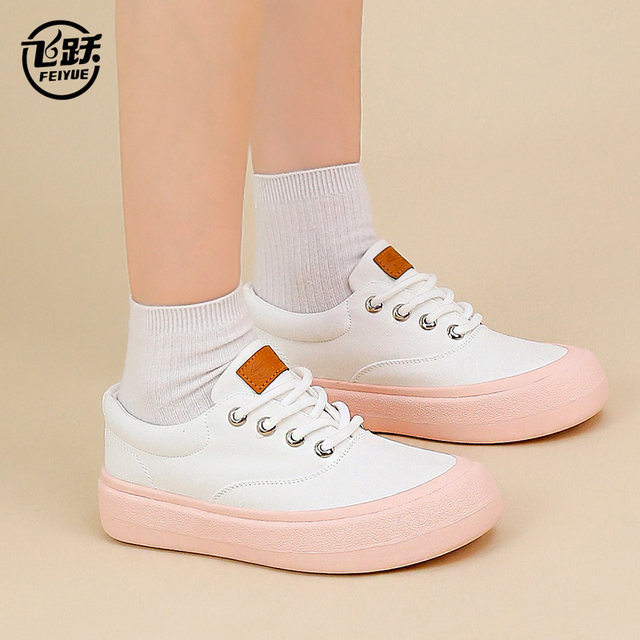 Feiyue ins style casual thick-soled big-toe canvas shoes