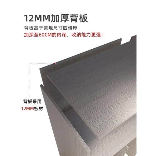 【香港包郵】ENF级衣柜家用卧室实木生态板儿童免安装出租房用推 - 图1