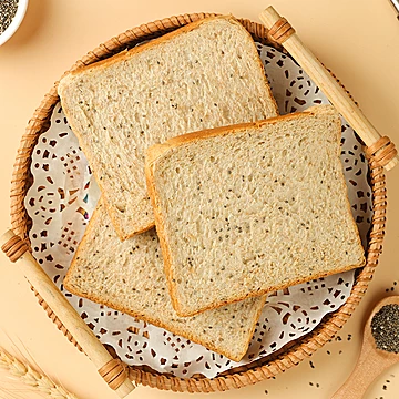 凯利来奇亚籽全麦代餐吐司面包切片800g[5元优惠券]-寻折猪