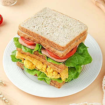 凯利来奇亚籽全麦代餐吐司面包切片800g[5元优惠券]-寻折猪