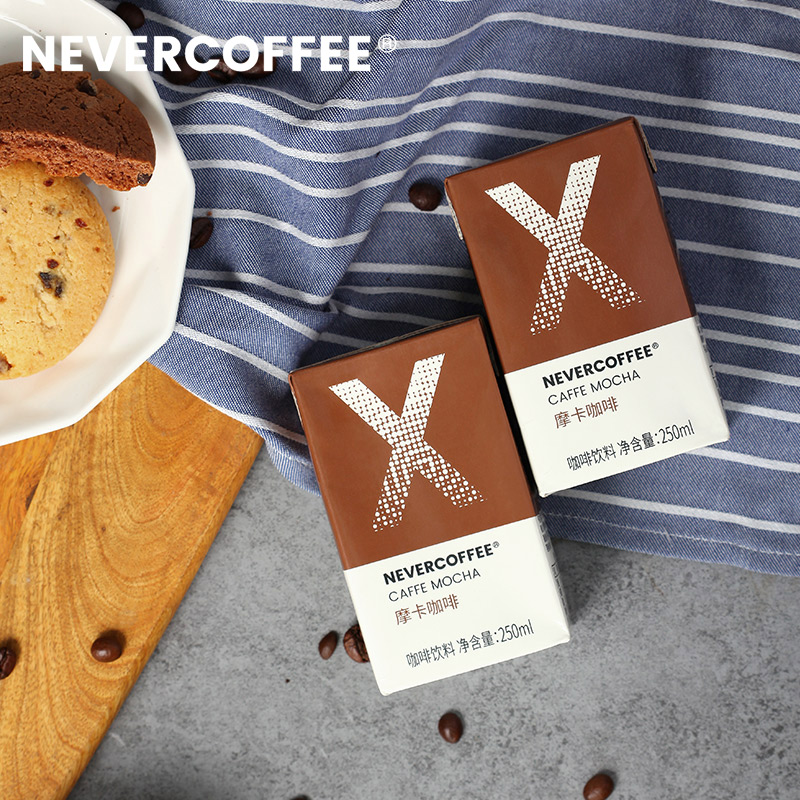 Never Coffee 美式拿铁即饮咖啡 250mlx6盒