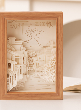 苏州文创平江路纸雕灯