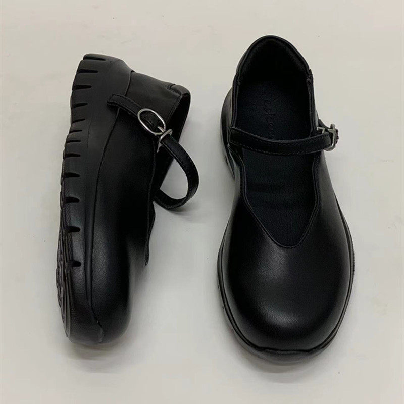 ESKEIN轻便舞蹈鞋软底妈妈鞋奶奶鞋厚底大码工作鞋上班久站不累脚