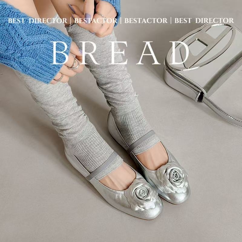 真皮鞋大牌2026里外全皮法式平底单鞋纯手工花朵玛丽珍芭蕾舞鞋子,淘宝优惠券,粉丝福利购,淘宝优惠卷