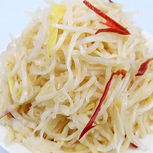 嵩山峻极牌登封芥菜丝河南特产汆味手工芥丝下饭菜榨菜咸菜2000克 - 图0