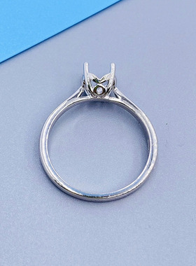 固定圈戒子空托925死口克拉加工