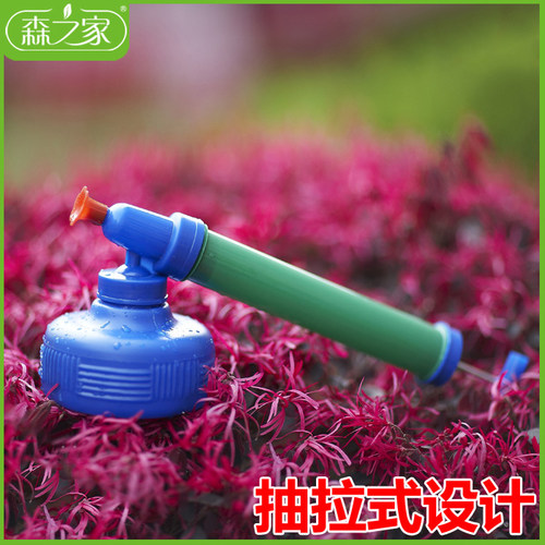 园艺小型350ml抽压式喷雾器浇花洒水喷雾清洗玻璃降温小型喷雾器 - 图0