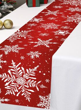 Christmas Snowflakes Table Runner Christmas Decorations for