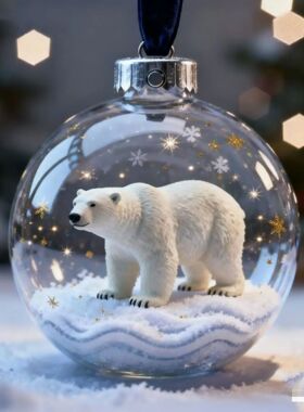 Christmas decorations 2D Acrylic Flat Decorative Pendant Nat