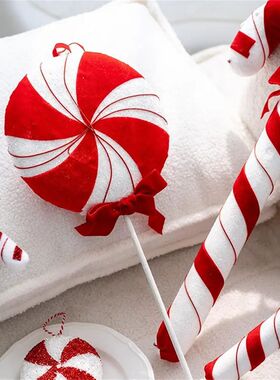 Christmas Large Candy Canes Christmas Tree Lollipop Decorati