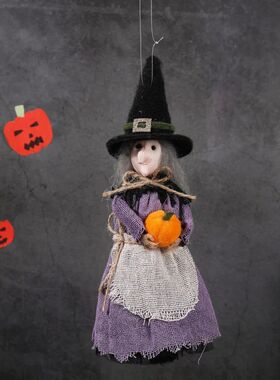 Scarecrow Ornaments Witch Fall Harvest Decor Home Decoration