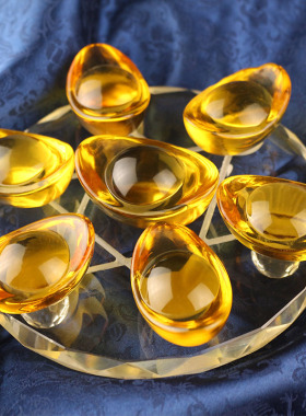 摆件客厅大小号礼品黄水晶