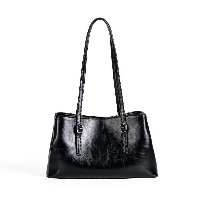 Dotlyn韩国ins高级质感油蜡皮托特包秋冬大容量通勤简约单肩包女,淘宝优惠券,粉丝福利购,淘宝优惠卷