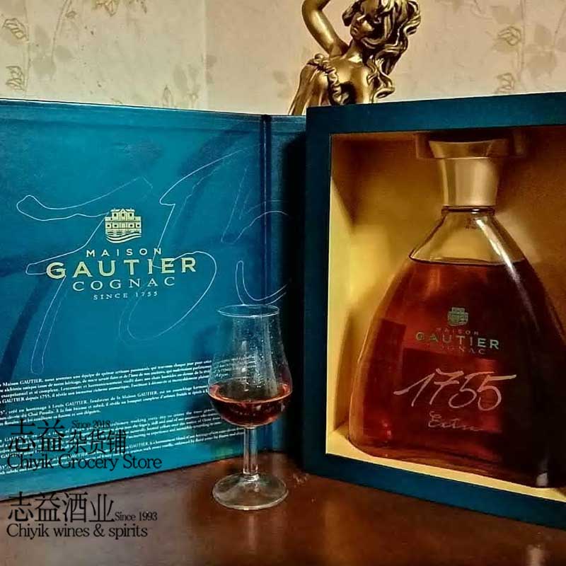 法国古殿1755特醇/vsop/vs干邑白兰地Gautier 1755 Extra Cognac-图3