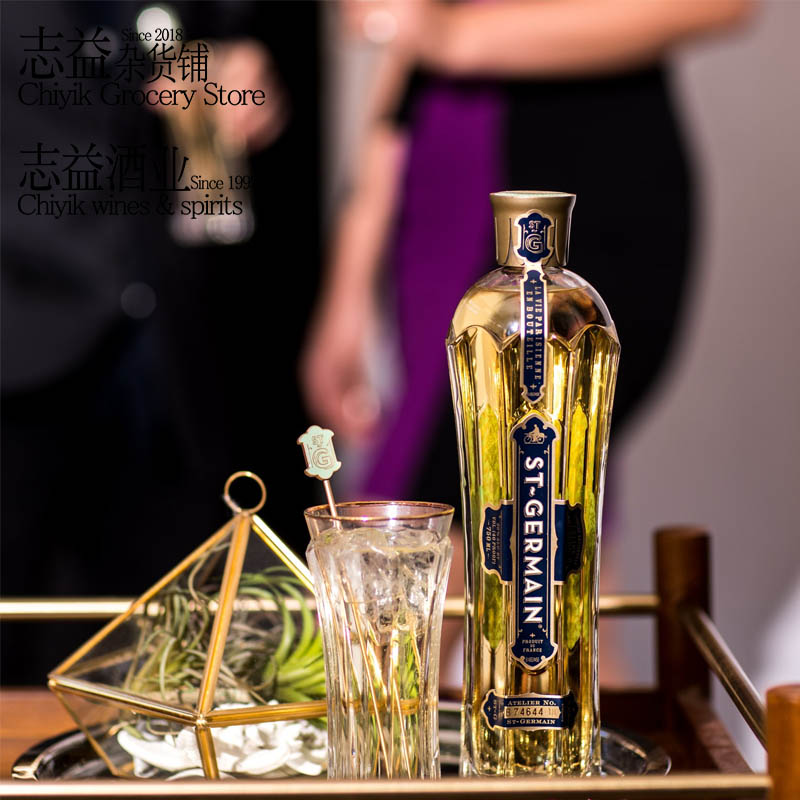 St Germain Elderflower Liqueur 法国 圣哲曼 接骨木花味 利口酒 - 图1