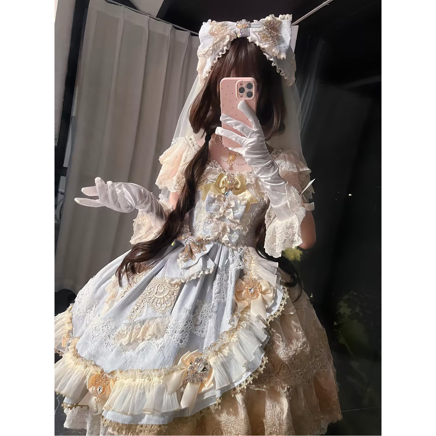 永恒之心Lolita裙子晚礼服女可爱年会华丽花嫁学生日成人礼公主裙,淘宝优惠券,粉丝福利购,淘宝优惠卷