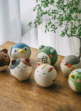 日本可爱风创意车载礼物摆件