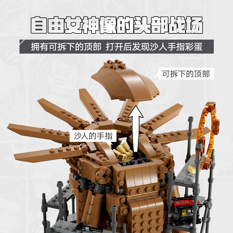 LEGO乐高漫威英雄76261蜘蛛侠大决战儿童拼装玩具礼物 8月新品 - 图3