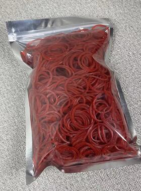 发廊橡皮筋耐高温红色