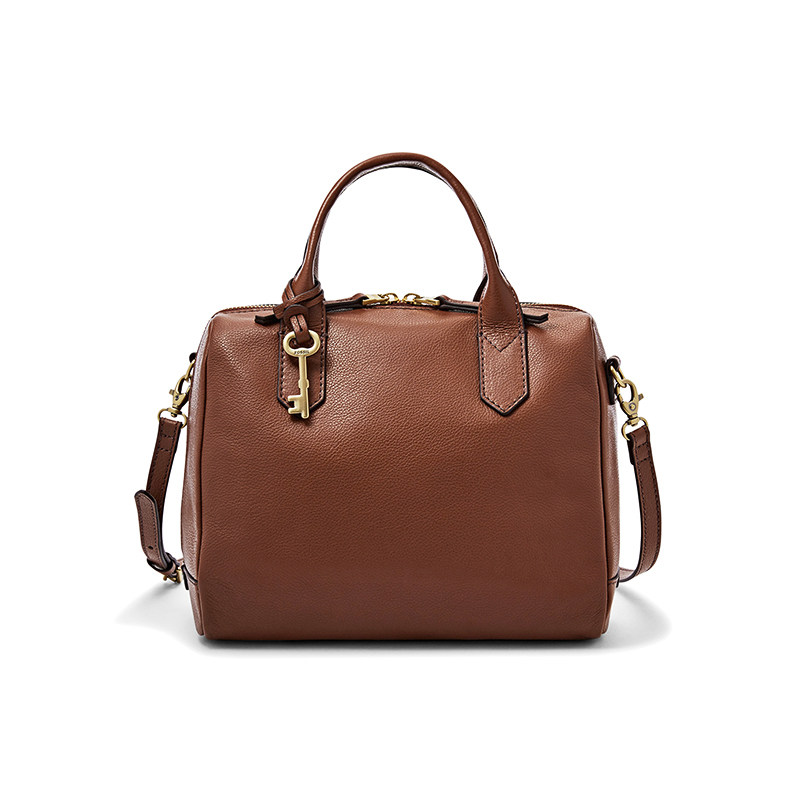 【新年礼物】fossil化石通勤波士顿包 FOSSIL海外女士包袋