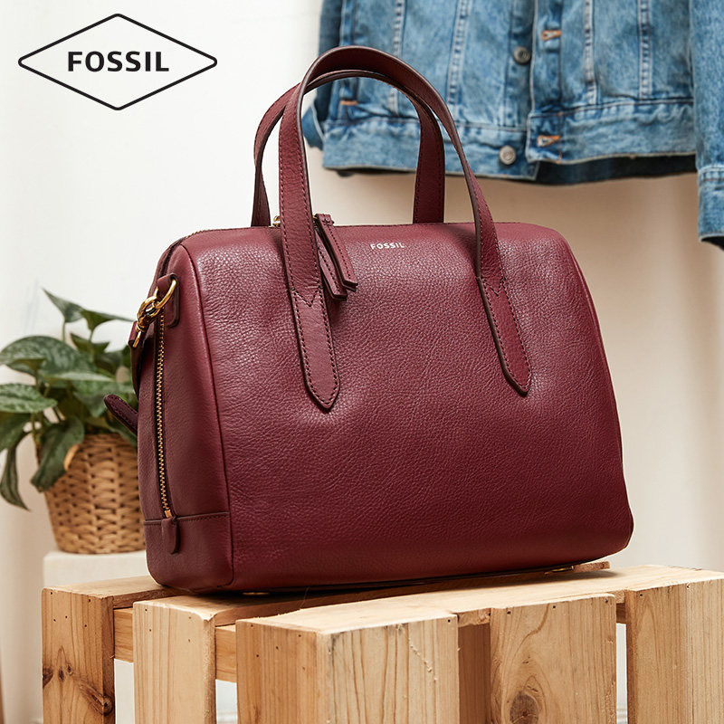 [五折]fossi简约时尚女单肩手提包 FOSSIL海外女士包袋