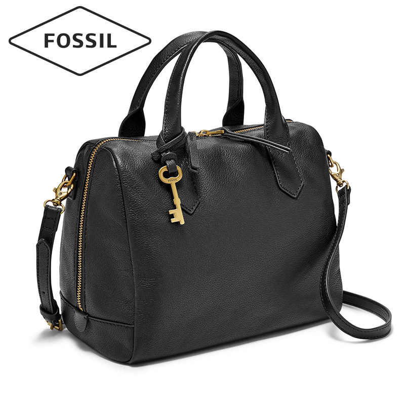 【新年礼物】fossil化石通勤波士顿包 FOSSIL海外女士包袋