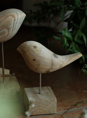 高档实木拍摄布景道具摆件