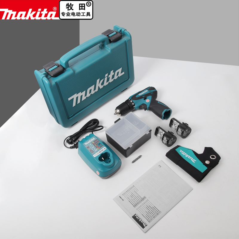 makita牧田充电手电钻DF330D双速多功能锂电家用电起子电动螺丝刀 - 图3