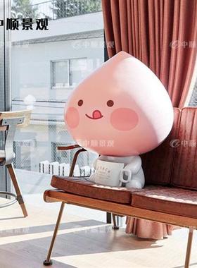 玻璃钢卡通雕塑定制布朗熊现货彩绘人物模型商场美陈摆件生产厂家