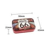 Металлический маленький портативный портсигар подходит для мужчин и женщин, 84mm