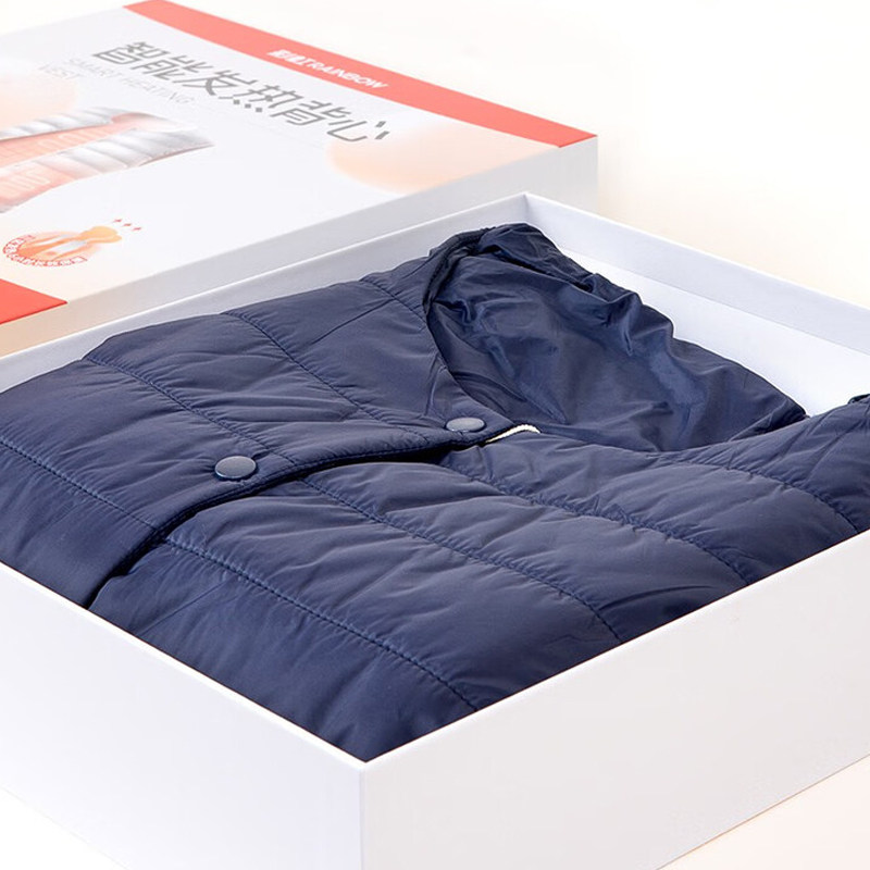 Rainbow彩虹电发热马甲 保暖背心男女秋冬内搭保暖发热充电加热衣,淘宝优惠券,粉丝福利购,淘宝优惠卷