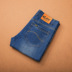 Tháng 2 và tháng 8 Quần denim nam Quần nam nam Quần lửng Thu giữa Eo Nam Thanh niên Giặt Thời trang Thẳng - Quần jean shop quần áo nam Quần jean