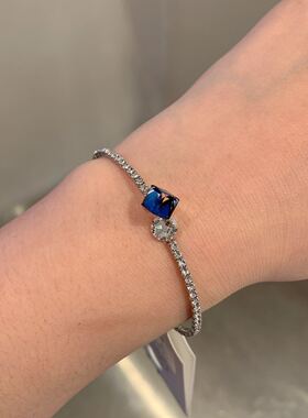 发饰方钻水钻简约气质手镯手环