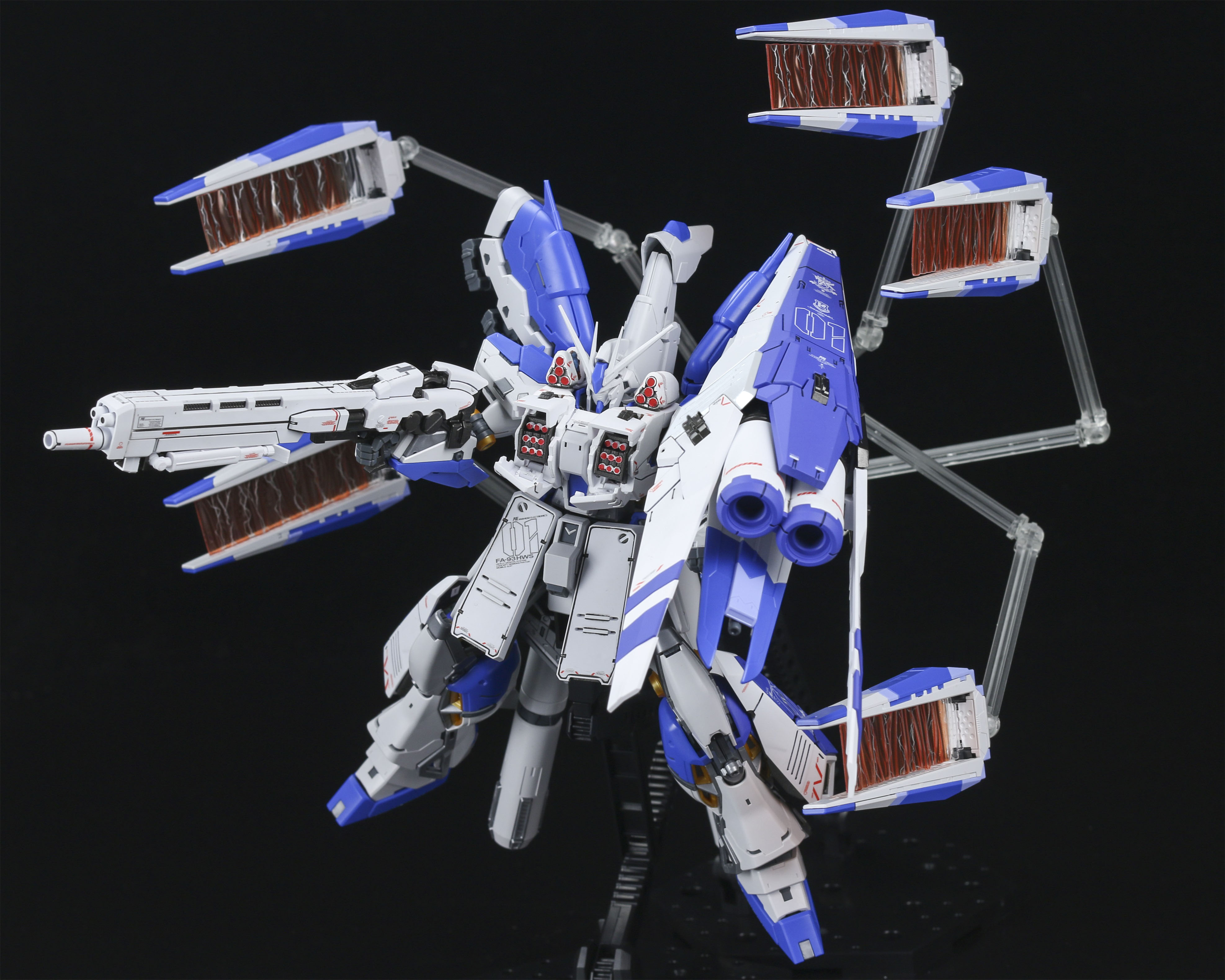 RG 1/144 重海牛 HI-NU 重装备 HWS 支援战机 配件包 改件 - 图1