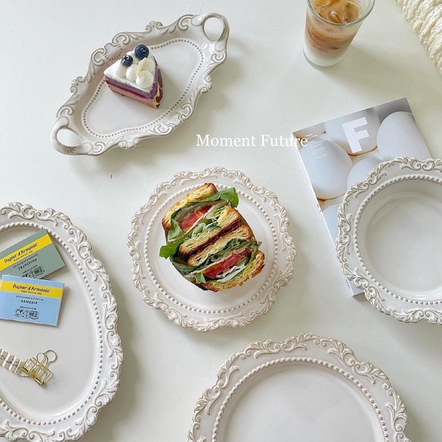 French retro tableware soup plate MomentFuture