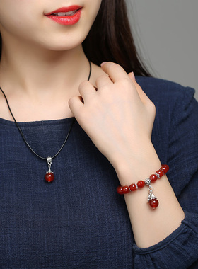 情侣玛瑙未镶嵌日韩礼物