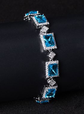 超闪满钻手链高级女微镶手环手饰