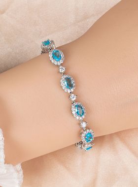 椭圆形手链手饰时尚闺蜜同款手链