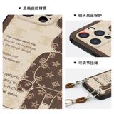 Apple, совместимый ремешок для сумки, чехол для телефона, iPhone 11, креативный ультратонкий объектив, мобильный телефон, подтяжки, iphone, 12promax, простой и элегантный дизайн, защита при падении, популярно в интернете