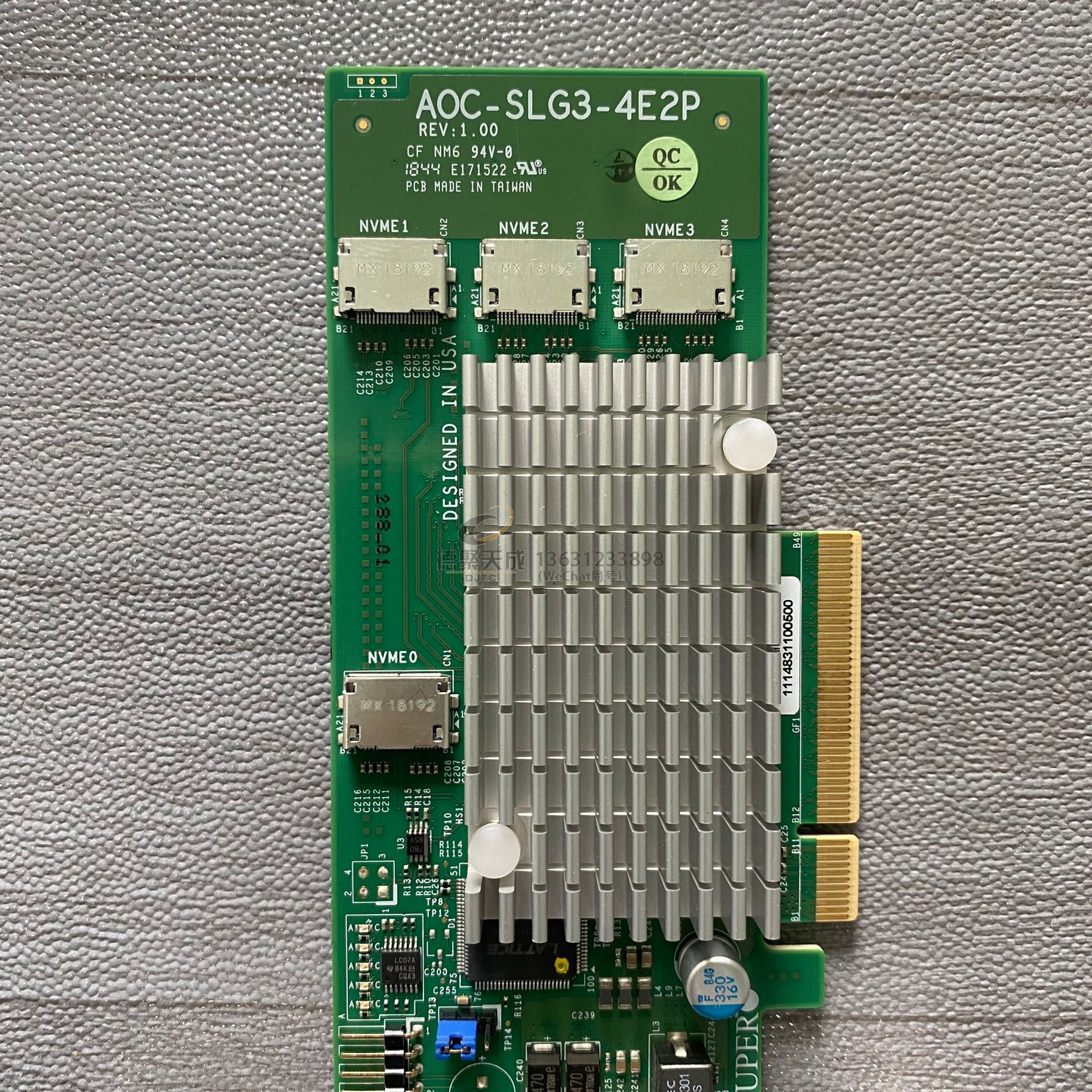 议价装原超微 AOC-LG3-4E2P NVME拓展卡四U.2S拓展卡口高速硬-图1