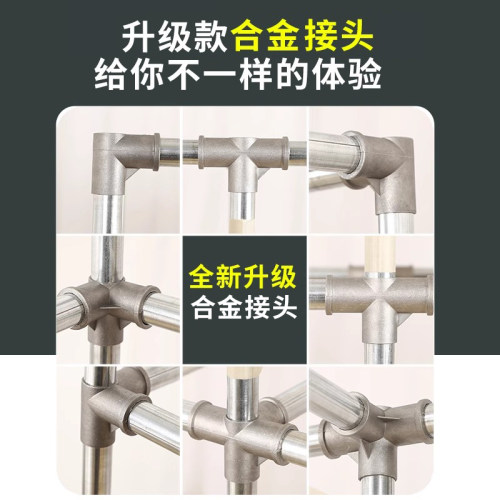 衣服柜子储衣柜宿舍衣柜收纳家用卧室出租屋简易布衣柜钢结构加厚 - 图2